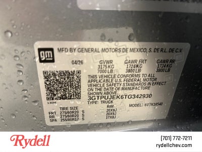 2026 GMC Sierra 1500 Elevation