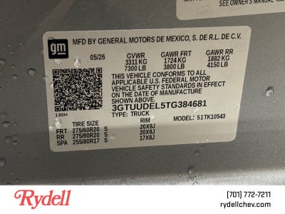 2026 GMC Sierra 1500 SLT