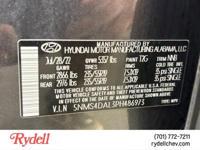 2023 Hyundai Santa Fe Limited