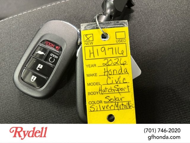 2026 Honda Civic Hatchback Sport