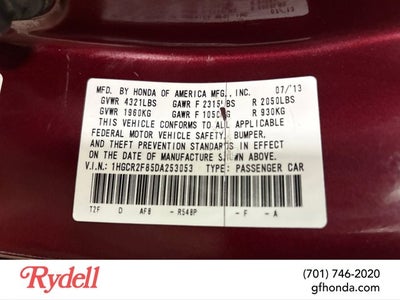 2013 Honda Accord Sdn EX-L