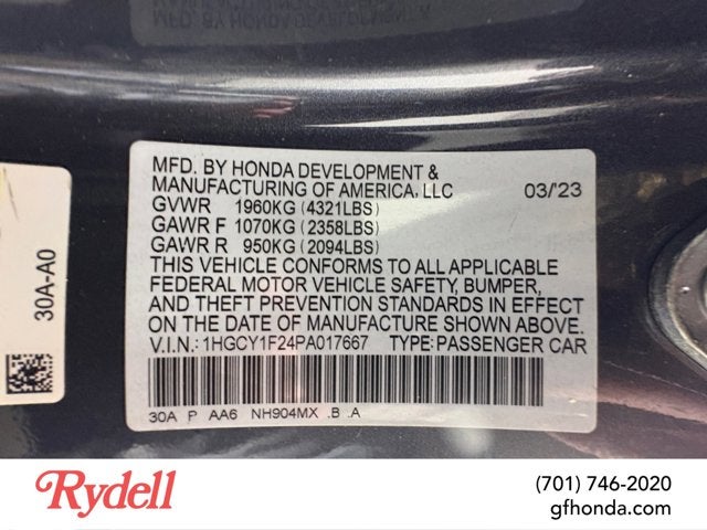 2023 Honda Accord Sedan LX