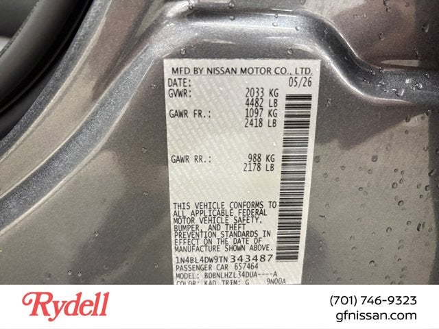 2026 Nissan Altima SV