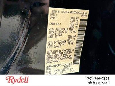 2023 Nissan Titan PRO-4X