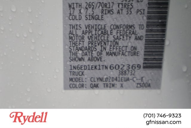 2026 Nissan Frontier PRO-4X