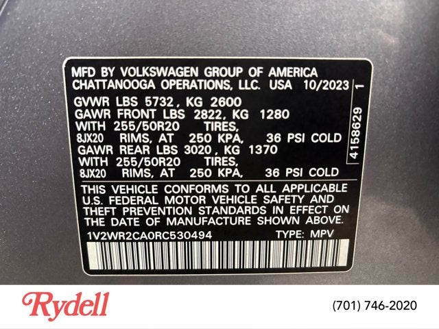 2024 Volkswagen Atlas 2.0T SE w/Technology