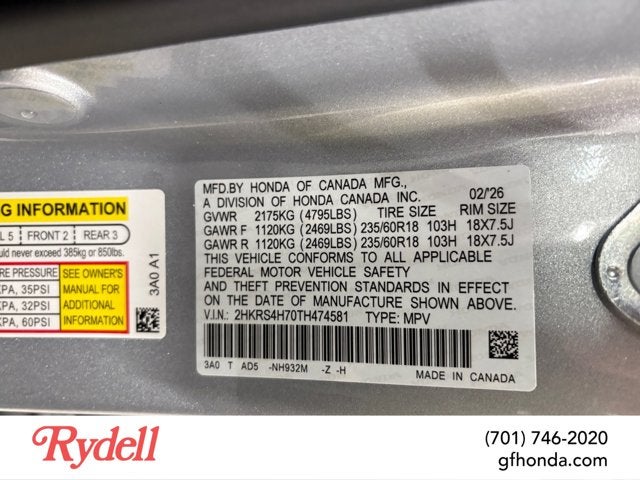 2026 Honda CR-V EX-L