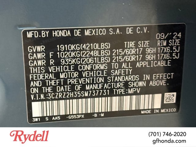 2025 Honda HR-V LX