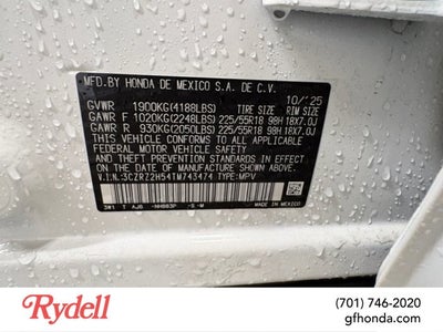 2026 Honda HR-V Sport