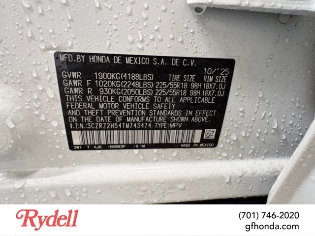 2026 Honda HR-V Sport