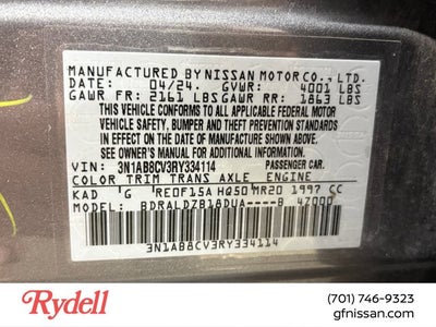 2024 Nissan Sentra SV