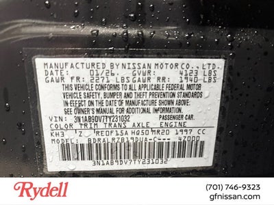 2026 Nissan Sentra SR