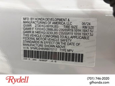 2024 Honda Odyssey Touring