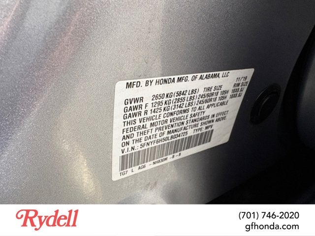 2020 Honda Pilot EX-L