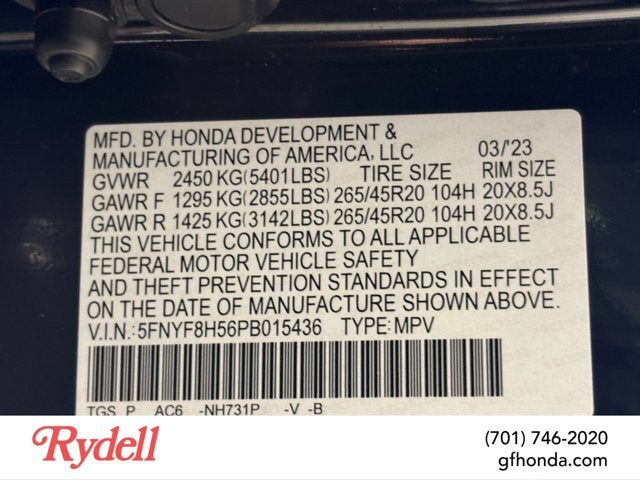 2023 Honda Passport EX-L