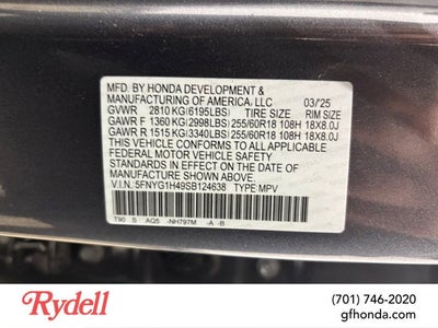 2025 Honda Pilot EX-L