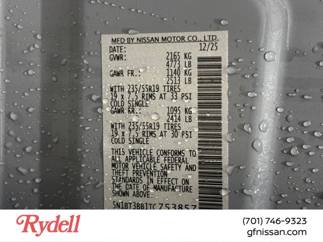 2026 Nissan Rogue Dark Armor