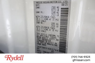 2026 Nissan Rogue SV