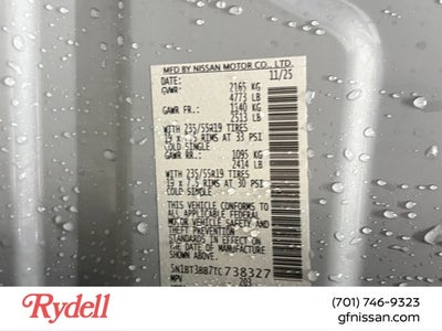 2026 Nissan Rogue Dark Armor