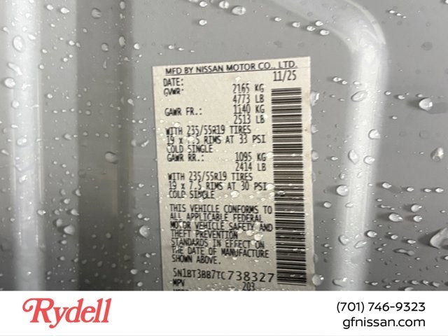 2026 Nissan Rogue Dark Armor