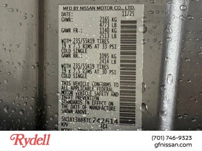 2026 Nissan Rogue Dark Armor