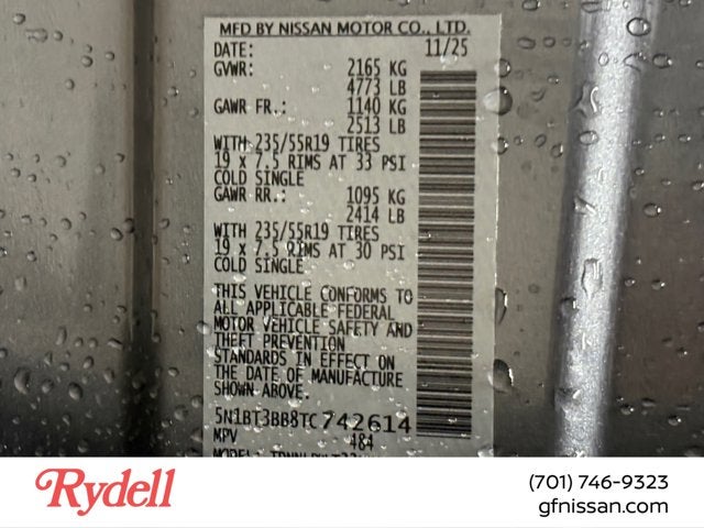 2026 Nissan Rogue Dark Armor