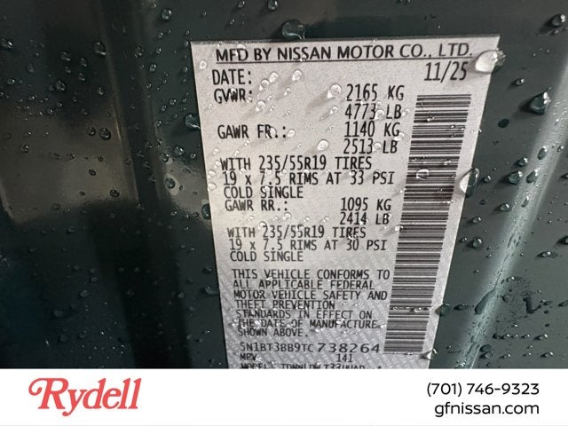 2026 Nissan Rogue Dark Armor