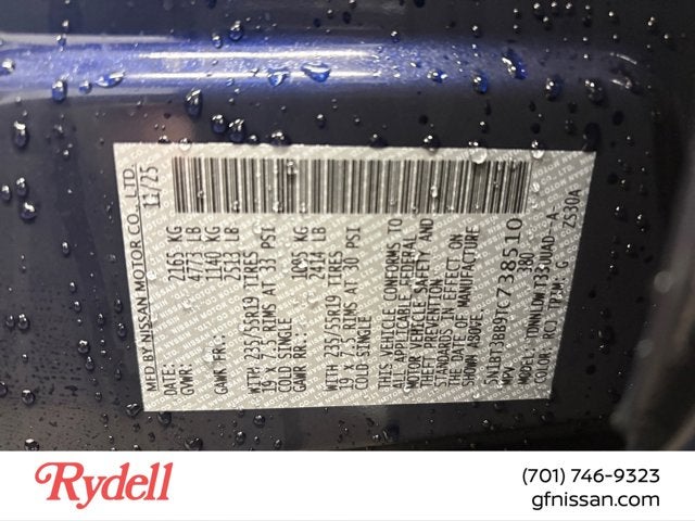 2026 Nissan Rogue Dark Armor