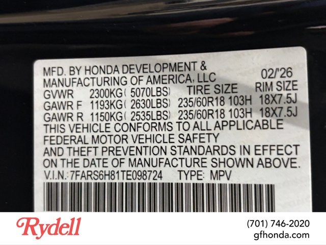 2026 Honda CR-V Hybrid Sport-L