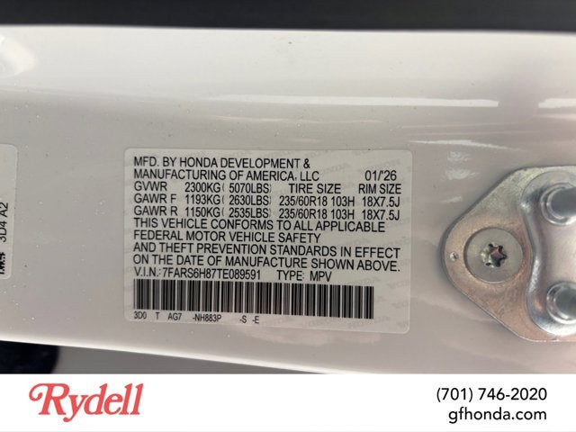 2026 Honda CR-V Hybrid Sport-L