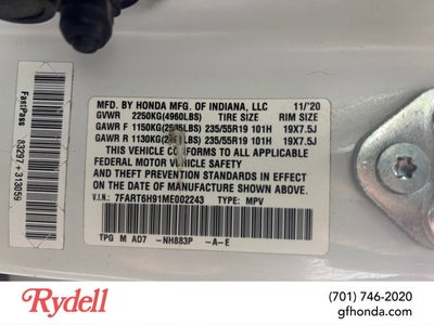 2021 Honda CR-V Hybrid Touring