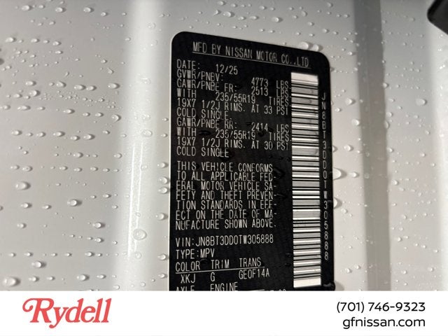 2026 Nissan Rogue Platinum