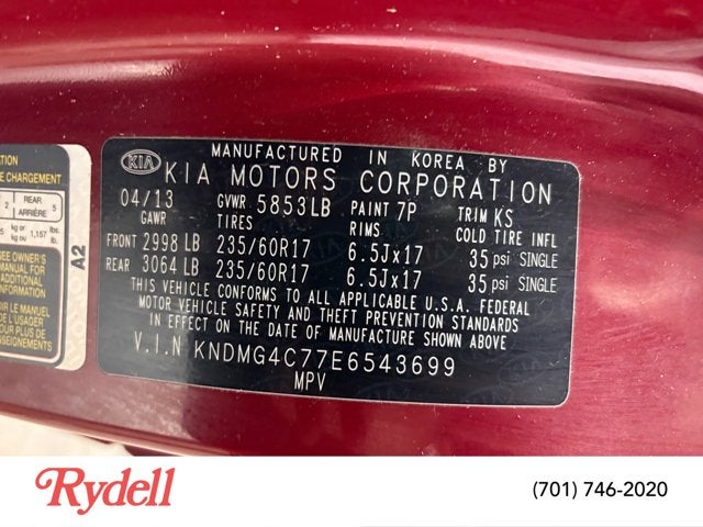 2014 Kia Sedona LX