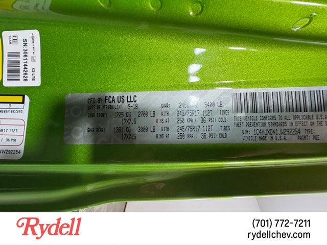 2018 Jeep Wrangler Unlimited Sport