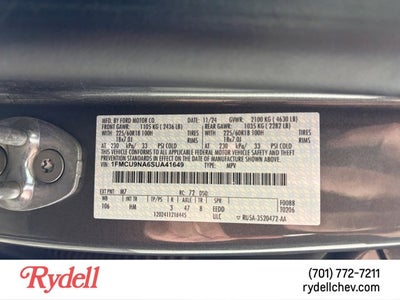 2025 Ford Escape ST-Line Select