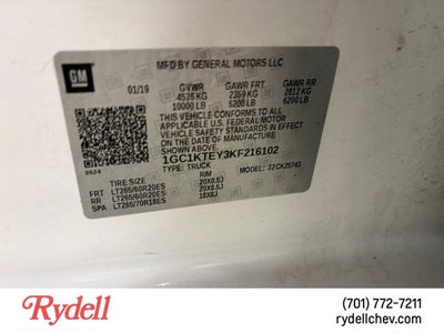 2019 Chevrolet Silverado 2500HD LTZ