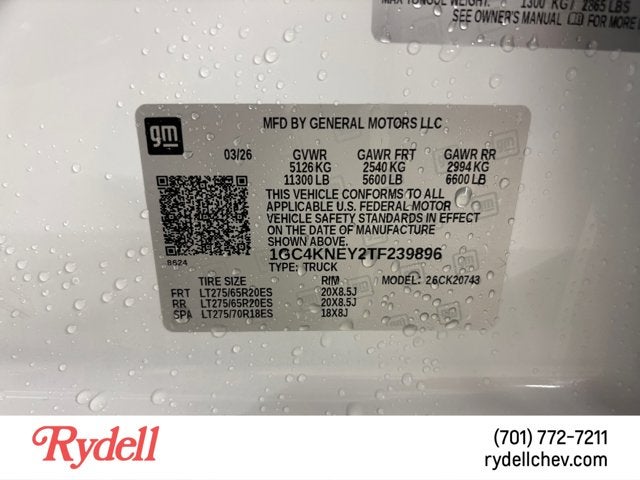 2026 Chevrolet Silverado 2500HD LT