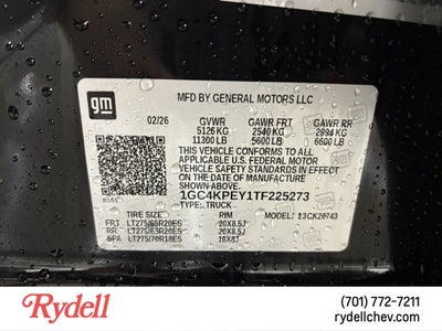 2026 Chevrolet Silverado 2500HD LTZ