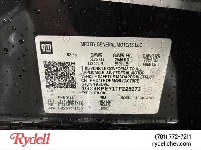 2026 Chevrolet Silverado 2500HD LTZ