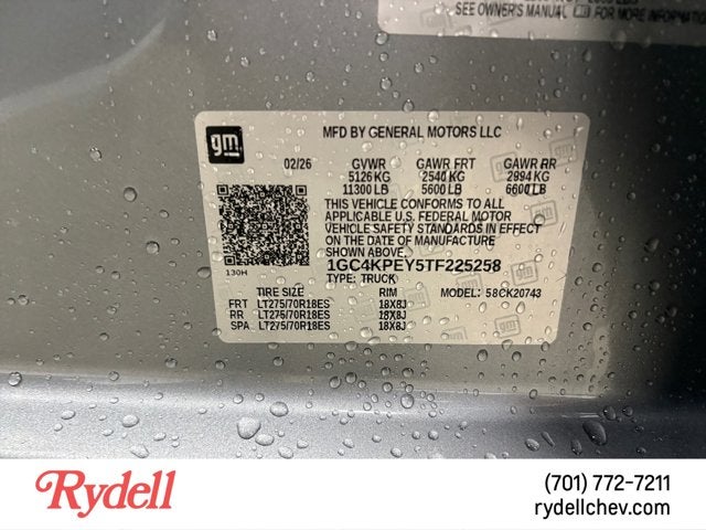 2026 Chevrolet Silverado 2500HD LTZ