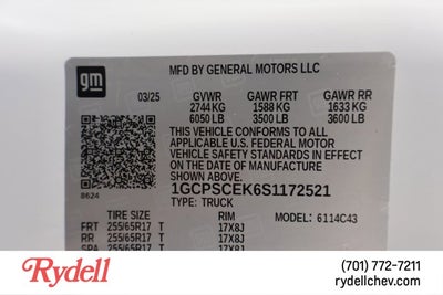 2025 Chevrolet Colorado 2WD LT