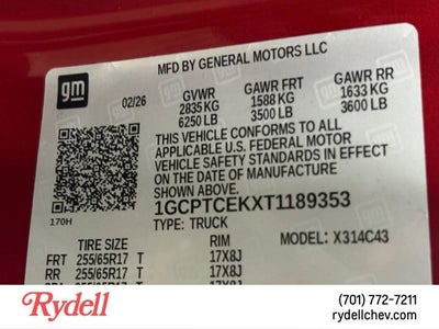 2026 Chevrolet Colorado 4WD LT