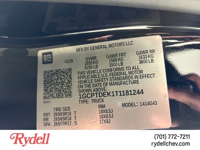 2026 Chevrolet Colorado 4WD Z71