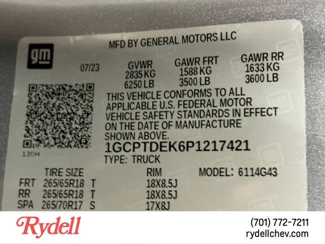 2023 Chevrolet Colorado 4WD Z71