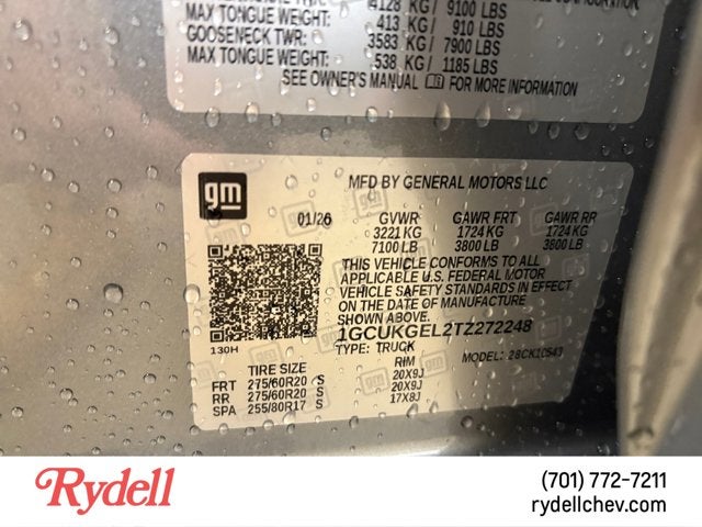 2026 Chevrolet Silverado 1500 LTZ