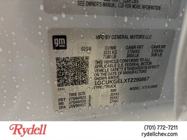 2026 Chevrolet Silverado 1500 LTZ