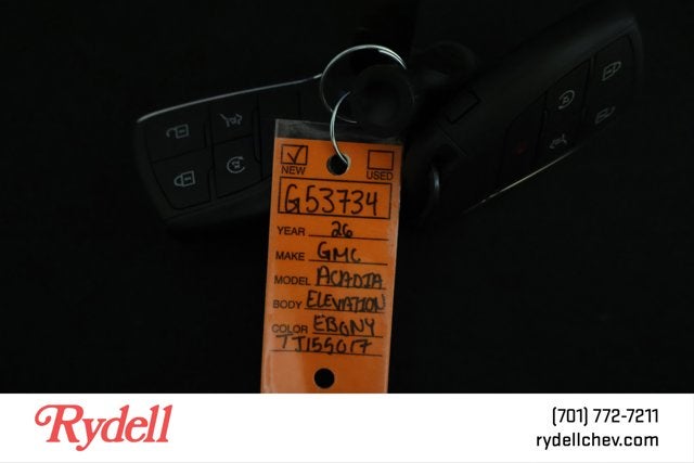 2026 GMC Acadia AWD Elevation