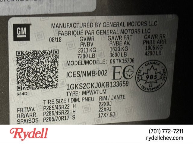 2019 GMC Yukon Denali