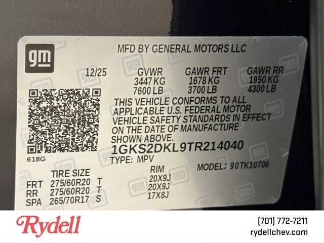 2026 GMC Yukon Denali