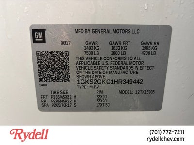 2017 GMC Yukon XL SLT